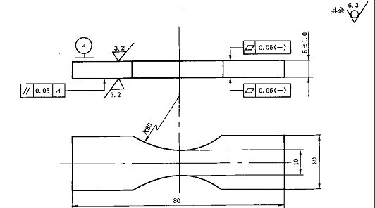 GB/T10423-2002試驗機(jī)做燒結(jié)金屬摩擦材料拉伸